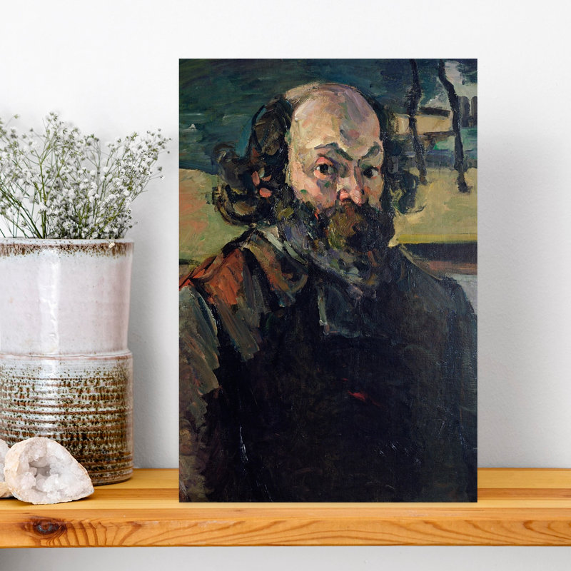 Autoportrait, vers 1873-1876. Estampe d'art mural abstraite contemporaine., H 18 po x l 12 po