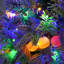 Ensemble de 2 sapins de Noël lumineux