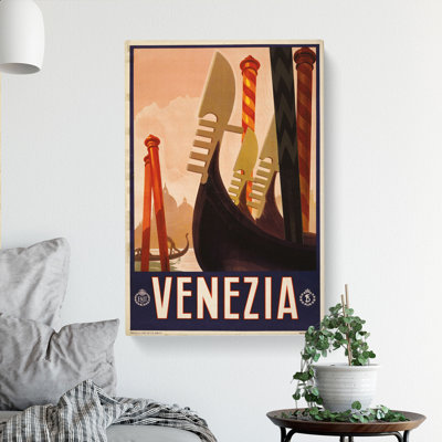 Vintage Travel Venice Vol.2 - Wrapped Canvas