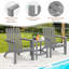 Chaise Adirondack en bois massif Pudsey-1688818514