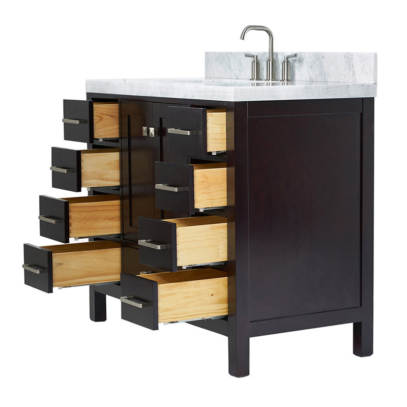 Meuble-lavabo simple 42 po Cambridge, Espresso