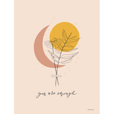 «You Are Enough» par Rachel Nieman - reproduction d'art sur toile tendue