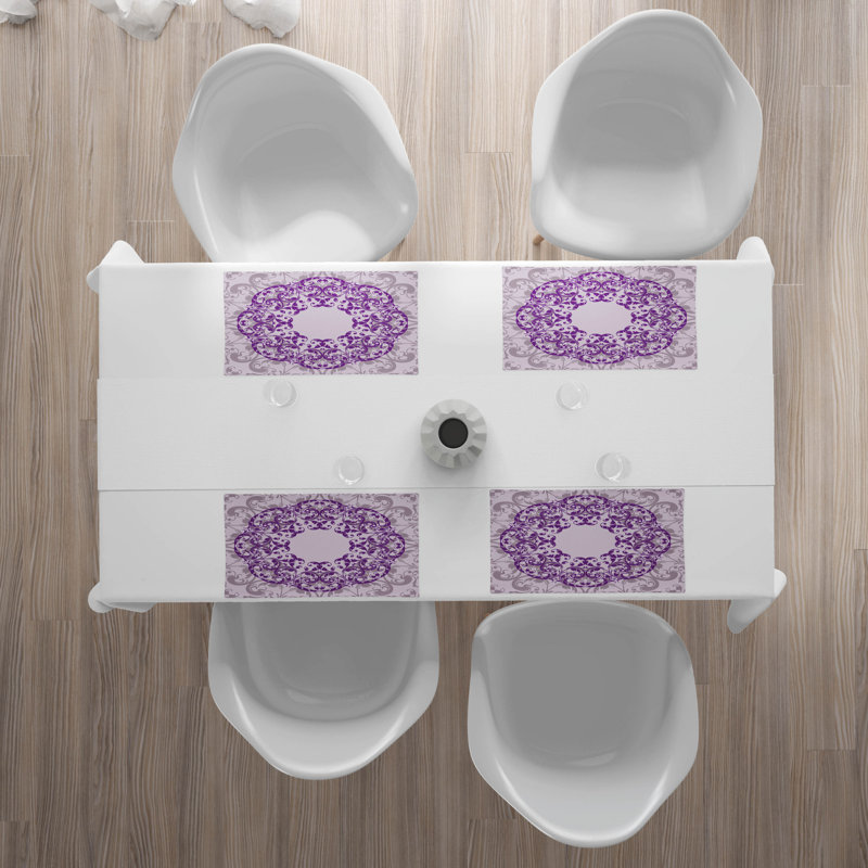 Polyester Abstract Rectangle Placemat
