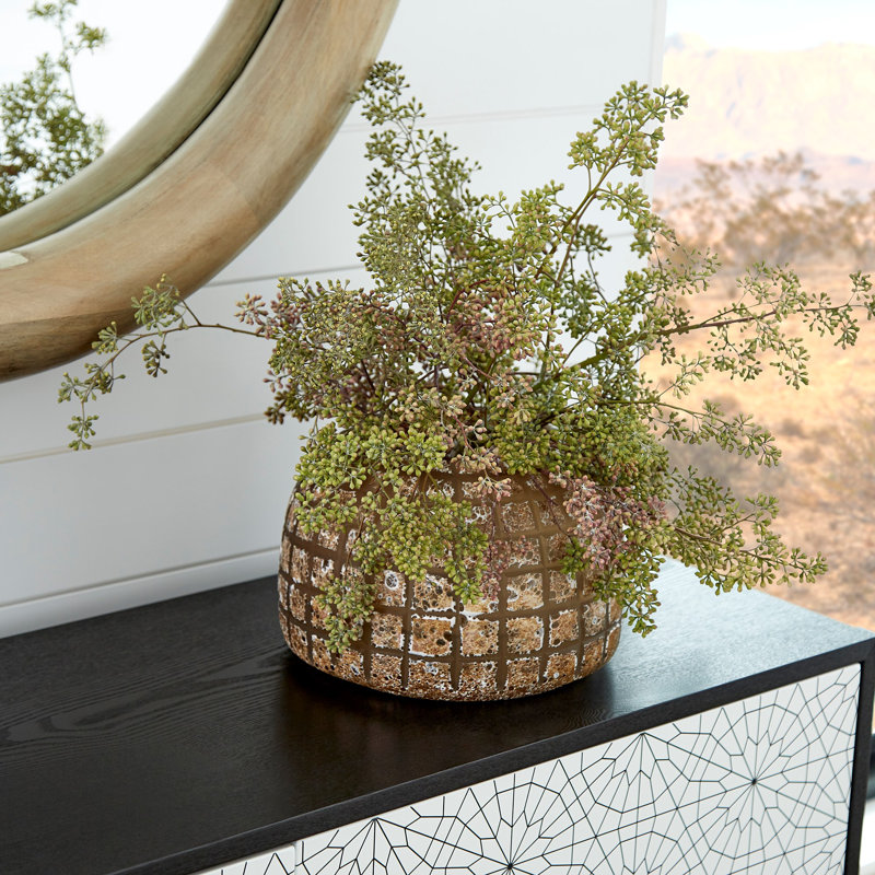 Spectre Glass Table Vase, 9.75" H x 11.5" W x 11.5" D