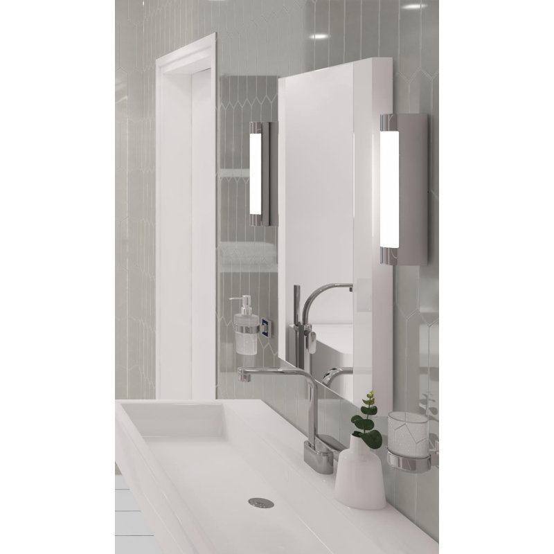 Ergo 3" x 11" Picket Glass Floor and Wall Tile, Khaki
