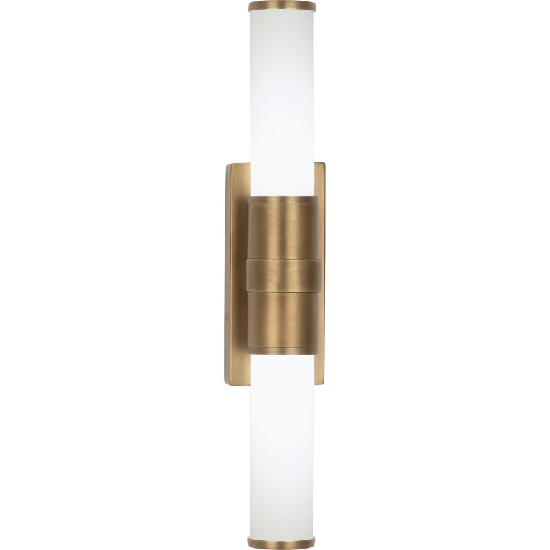 Roderick 2 - Light LED Flush Mounted Sconce, Warm Brass