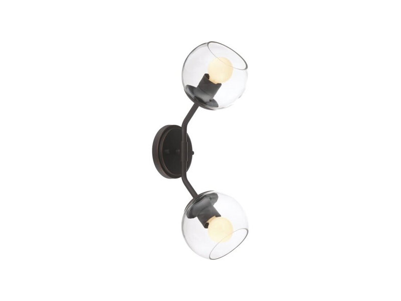AAEC18357EEA4A999E5134E088086BC2 Meridian 7 In. 2-Light Incandescent Wall Sconce