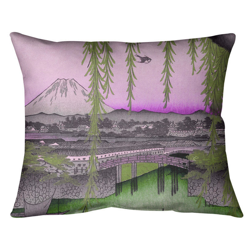 Coussin lombaire bridge yatsumi, Duvet synthétique, 14 po x 10 po, Rose