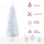 Arbre de Noël artificiel mince enneigé-117479376