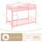 Bunk Bed Twin Over Twin, Twin Bunk Bed with Ladde & Full-Length Guardrails, Heavy Duty Metal 400 LBS Weight Capacity, Space-Saving Design, Noise Free, No Box Spring Needed,Pink-1631136552