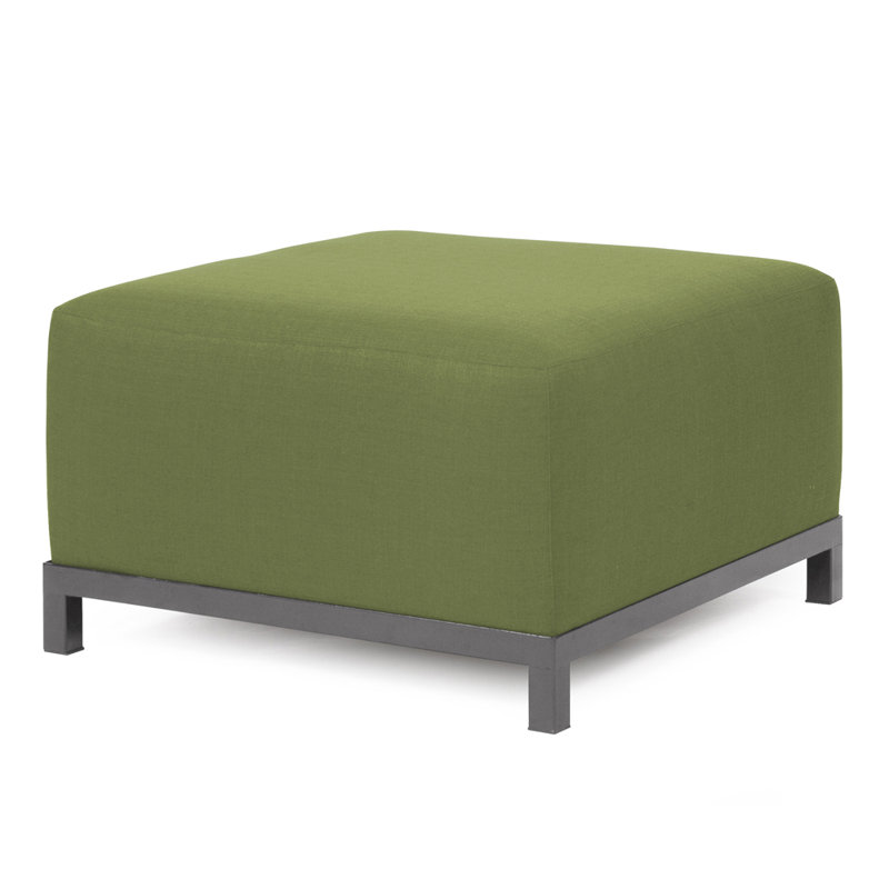 Housse pour repose-pieds à coussins carrés Woodsen, Mousse paysage marin