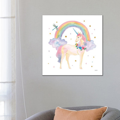 Magical Friends I Dragonfly - Wrapped Canvas Gallery-Wrapped Canvas Giclée
