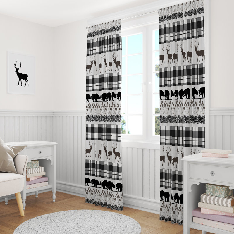 Panneau de rideau semi-transparent Buffalo, L 20 po x L 52 po