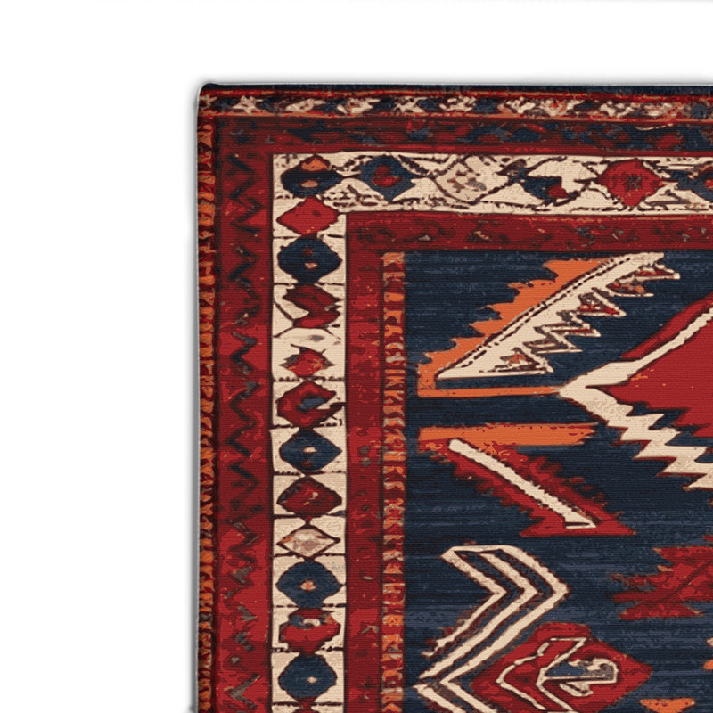 Tapis turc intérieur et extérieur noir, Rectangulaire 2 pi x 3 pi