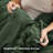 Bedsure King 2-in-1 Comforter Set with Detachable Fluffy Blanket – Olive Green SnapTech Design Bed-in-a-bag, All-Season Bedding Set-120798835-120798836