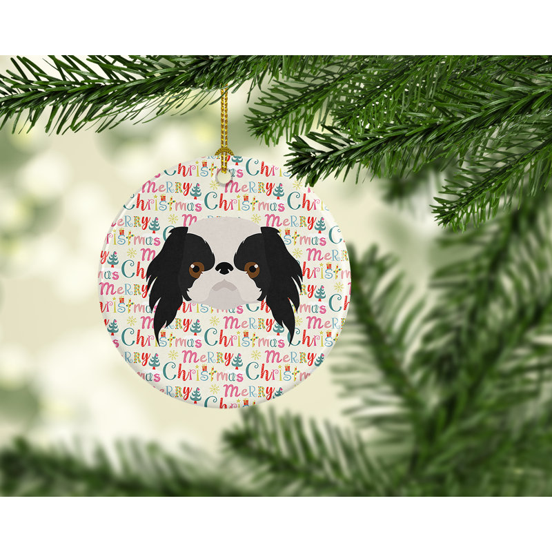 Ornement suspendu japonais Merry Christmas