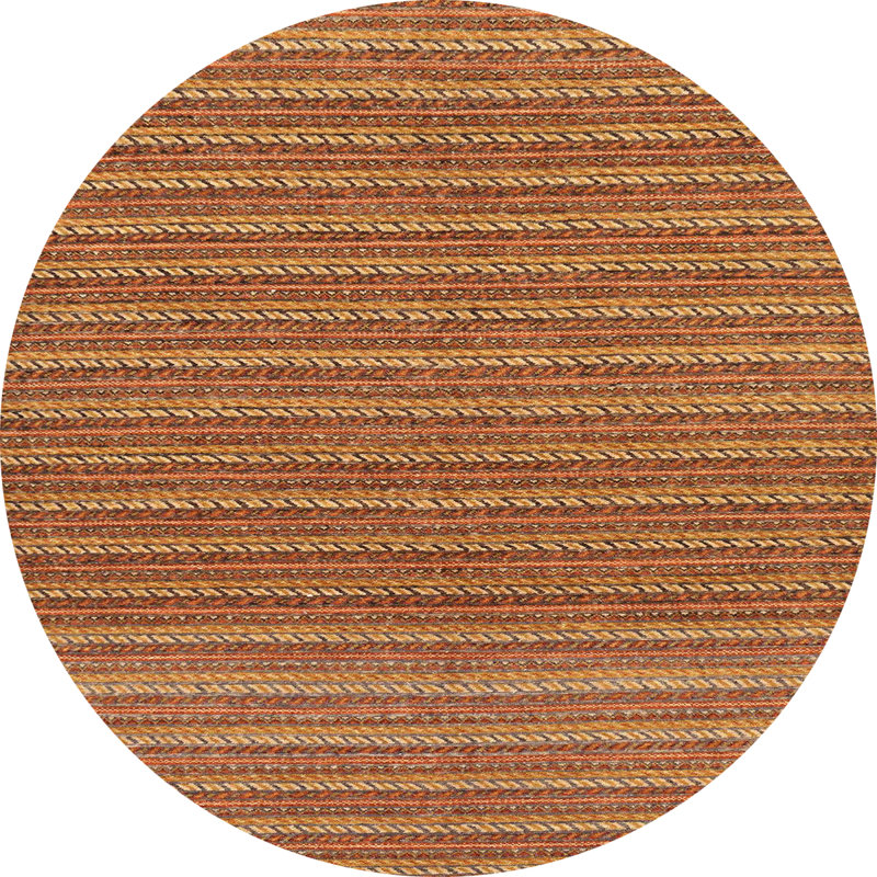 Tapis abstrait moderne 291, Rond 5 pi