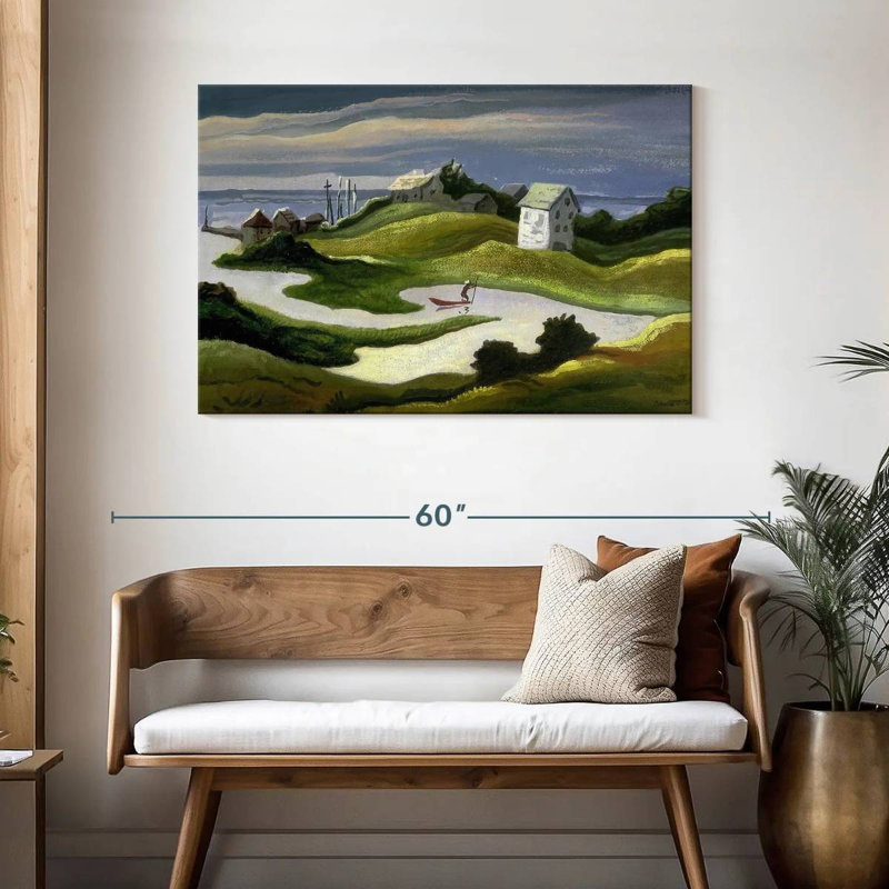 Lilie Chilmark, paysage, H 30 po x l 45 po
