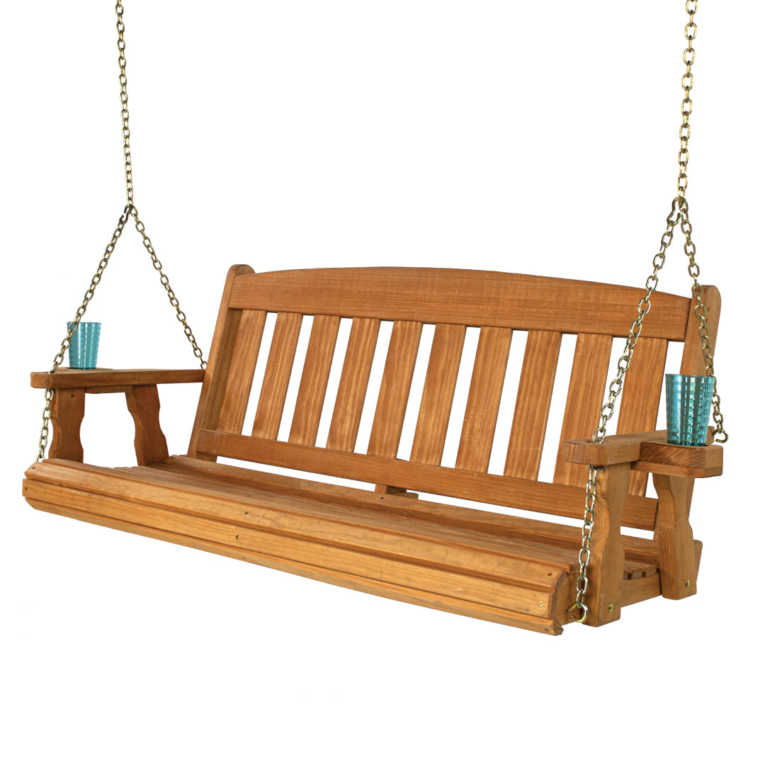Amish casual heavy-duty 700 lb mission-treated porch swing Amish Casual 