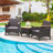 Carly-Ann Acacia 2 - Person Patio Conversation Set with Cushions