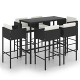 Garden Bar Set with Cushions