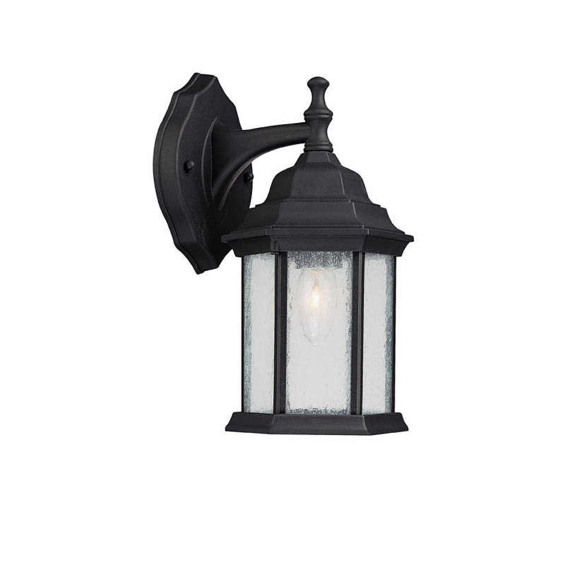 Lanterne murale d'extérieur 1 lumière Hearne, Noir