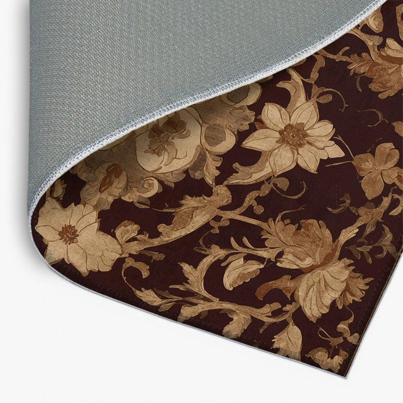 Victorian Charm Indoor And Outdoor Area Rug, Rectangle 4' x 6'