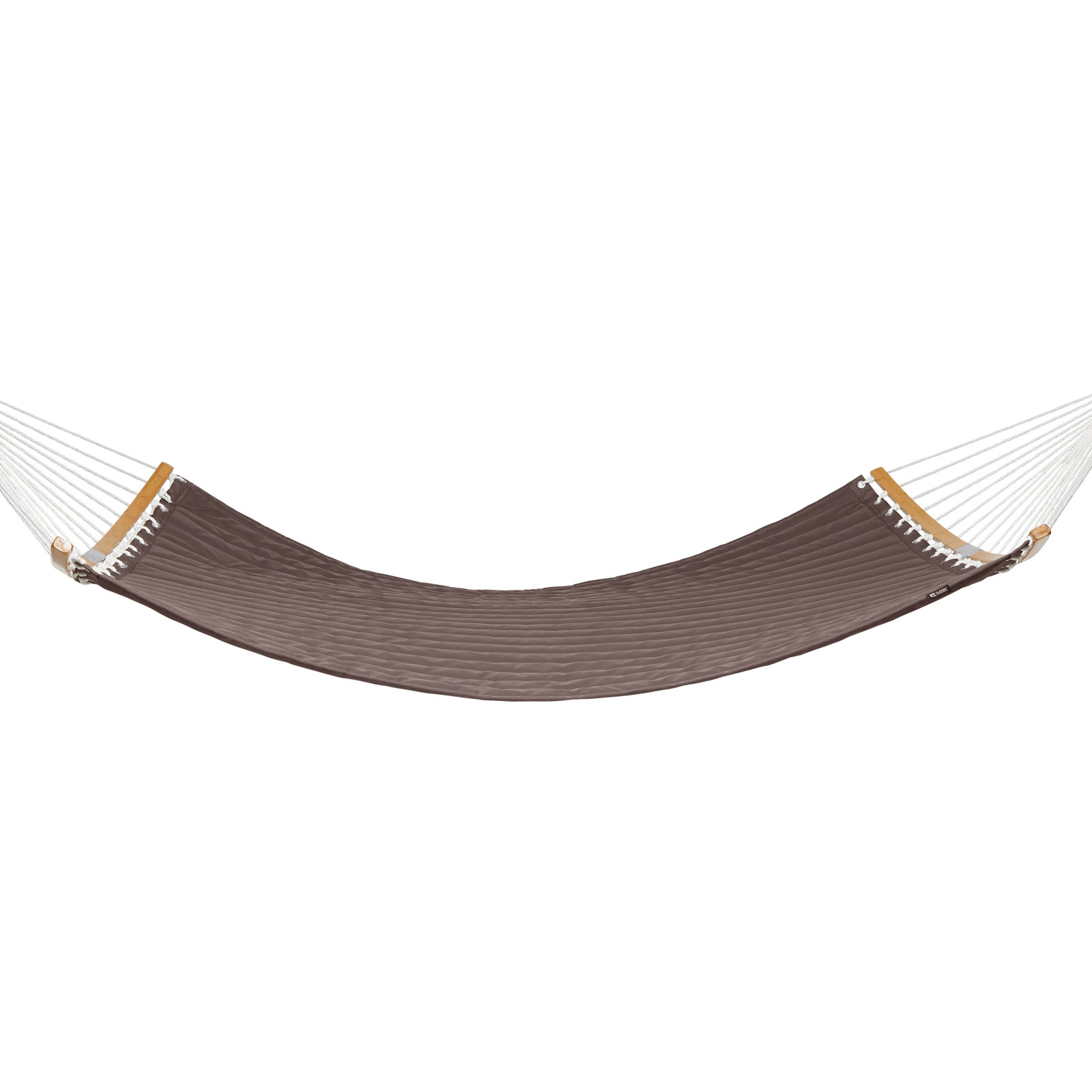 Amaliya Double Spreader Bar Hammock, Dark Taupe