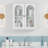 22*23in Translucent Double-Door Medicine Cabinet-1961115058