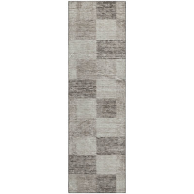 Premium Machine Washable Krause AMF1139 Geometric Rug