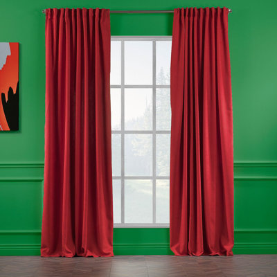 Blackout Thermal with Liner Extra Long & Extra Wide Decorative Curtain Single Panel