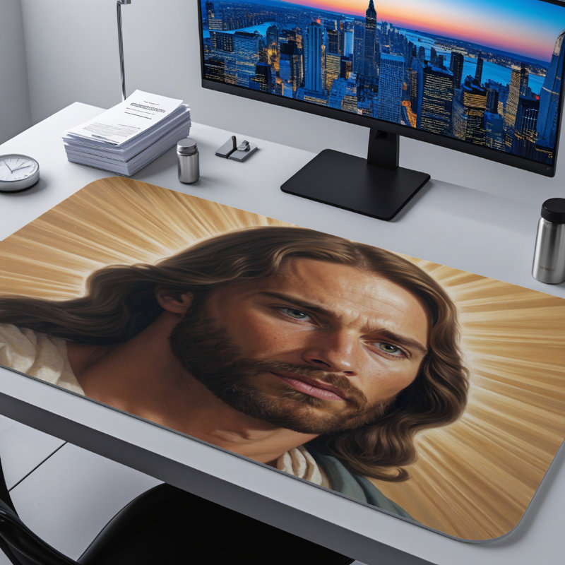 Polyester Desk Pad, 23.6x13.8