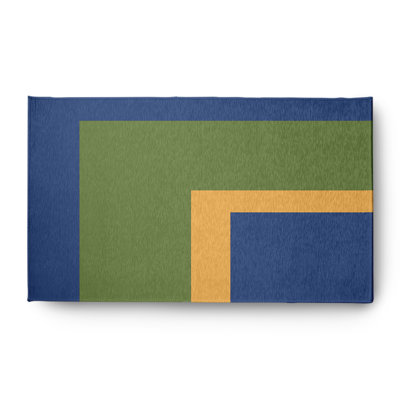 Chenille Geometric Indoor Rug