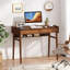 Solid Wood Writing Desk-1198712621