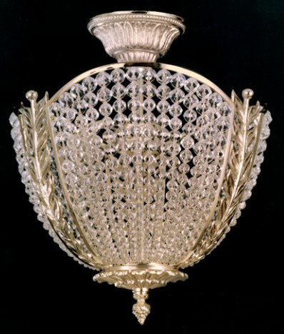 Belmonte Crystal Semi Flush Mount
