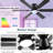 56" RGB Ceiling Fans With Lights - App And Remote Control, Quiet Reversible DC Motor, Flush Mount Double-Sided Blades, 3CCT Dimmable, Smart Low Profile Ceiling Fan For Bedroom Kids Room-1254854460-1254854463