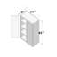 Armoire murale de cuisine blanche Casain
