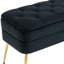 Banc de rangement en velours Aliasgar-248807604