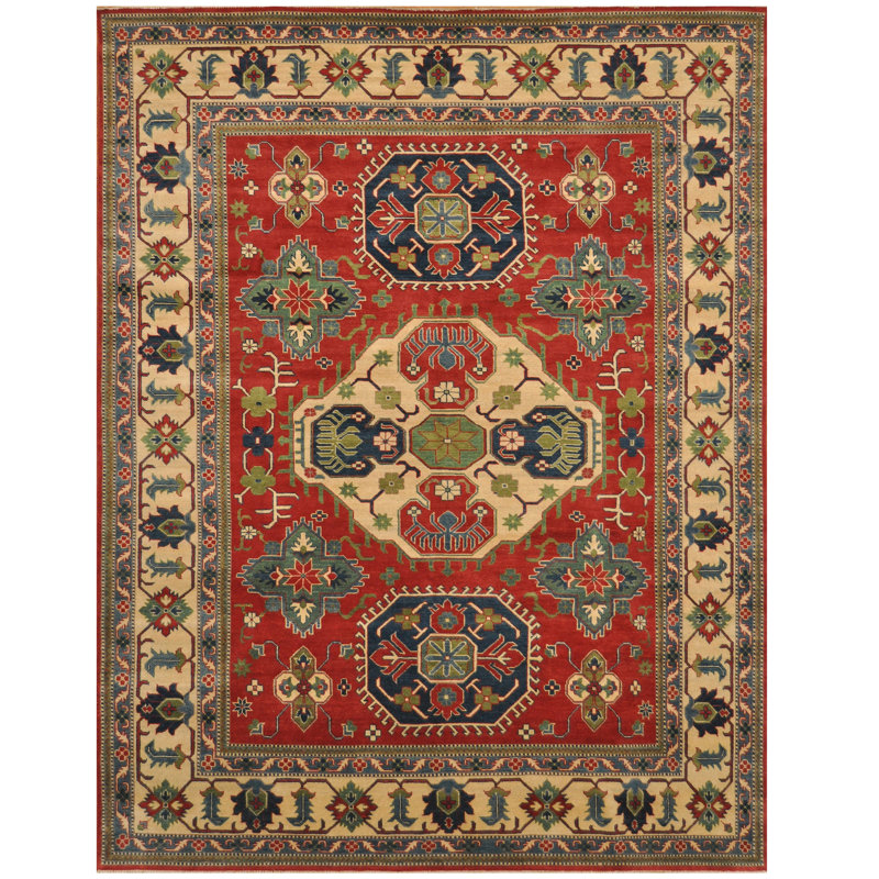 Tapis afghan en laine Kazak