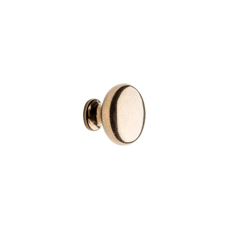 Plymouth Bronze Mushroom Knob, Silicon Bronze Light