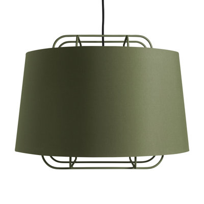 Perimeter Single Light Steel Dimmable Pendant