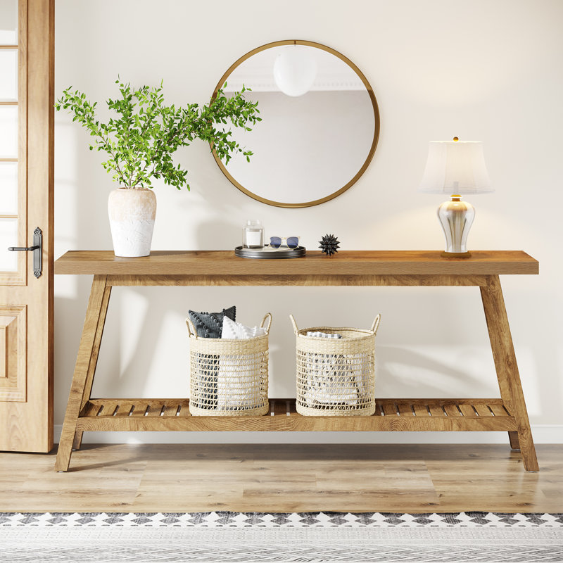 Nunamaker 180.1Cm Console Table, Light Brown