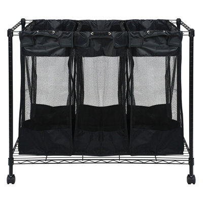 Triple rangement et trieur de linge