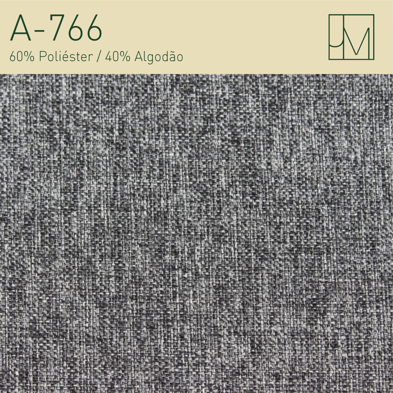 Tabouret Becca Living, Mélange de polyester gris