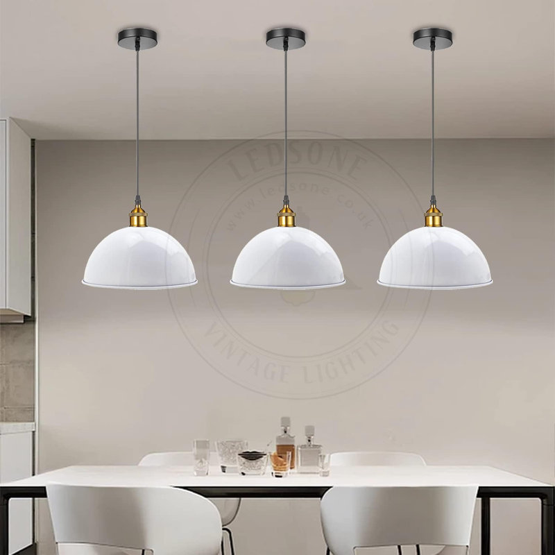 Lorenza 1 - Light White Single Pendant, White