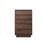 Black Walnut Wood Storage Entry Cabinet Solid Wood Accent Chest