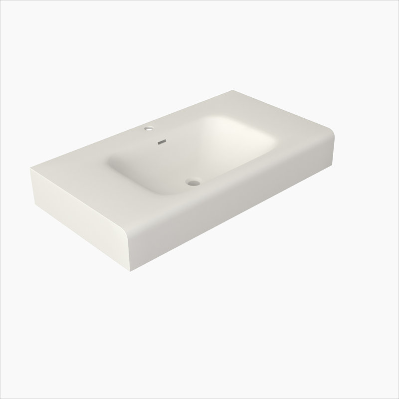 Stone Resin Solid Surface Bathroom Vanity Basin Sink