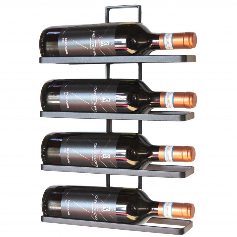 Calcidon Wine Bottle Rack Black