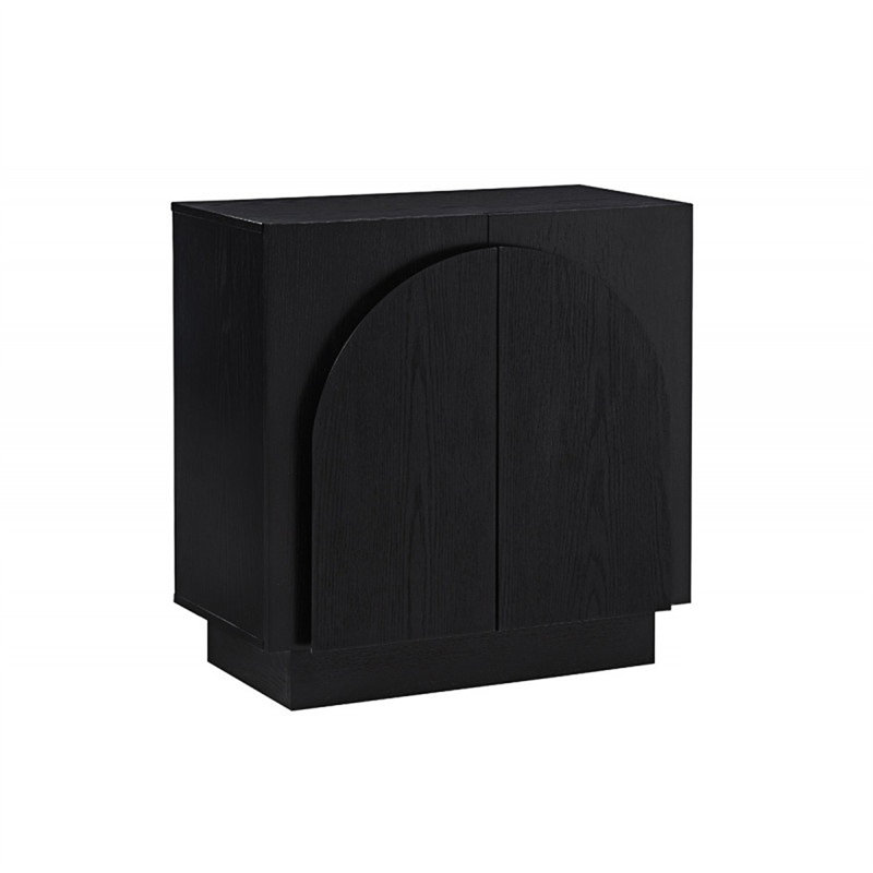 Buffet Mid-Century moderne noir, Noir
