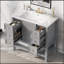 Meuble-lavabo 36 po avec trois tiroirs-345564301